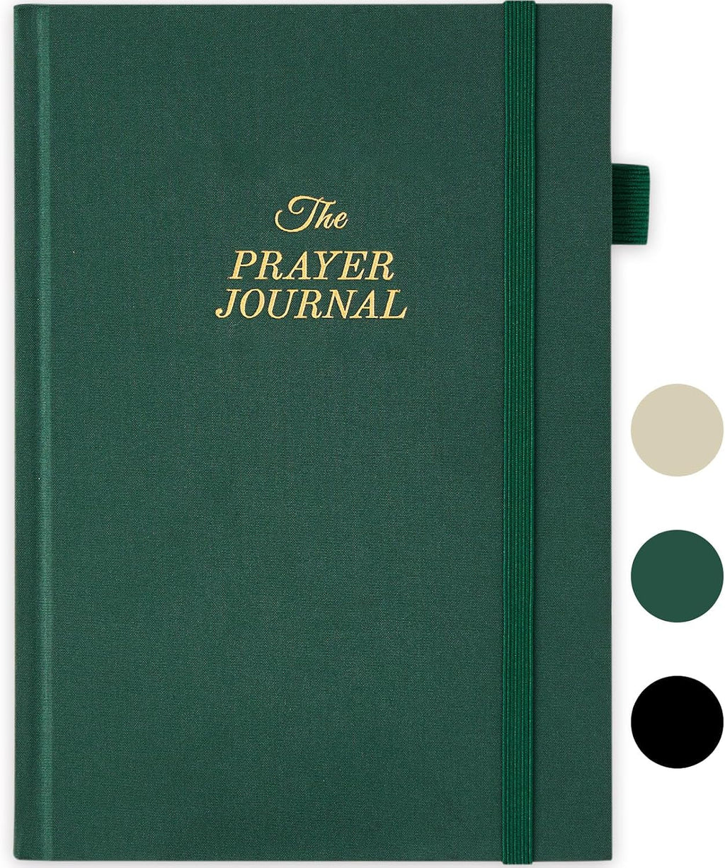 Prayer Journal for Women, Bible Journal with Scripture, Beige | 160 Pages, 60-Week Faith & Devotional Journal, Hardcover Bible Study Notebook for Note Taking, Christian Gift for Women