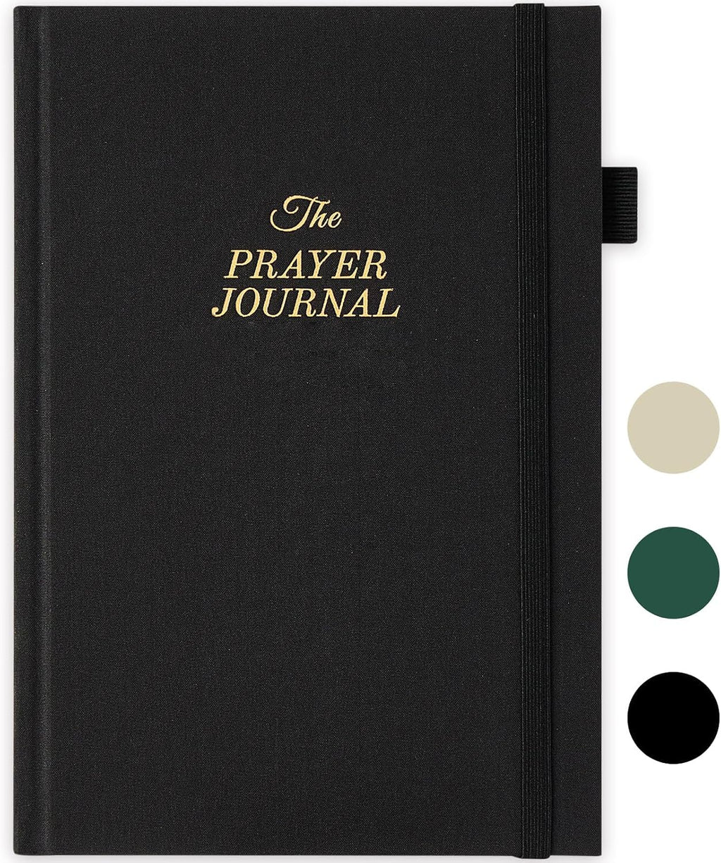 Prayer Journal for Women, Bible Journal with Scripture, Beige | 160 Pages, 60-Week Faith & Devotional Journal, Hardcover Bible Study Notebook for Note Taking, Christian Gift for Women