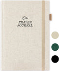 Prayer Journal for Women, Bible Journal with Scripture, Beige | 160 Pages, 60-Week Faith & Devotional Journal, Hardcover Bible Study Notebook for Note Taking, Christian Gift for Women