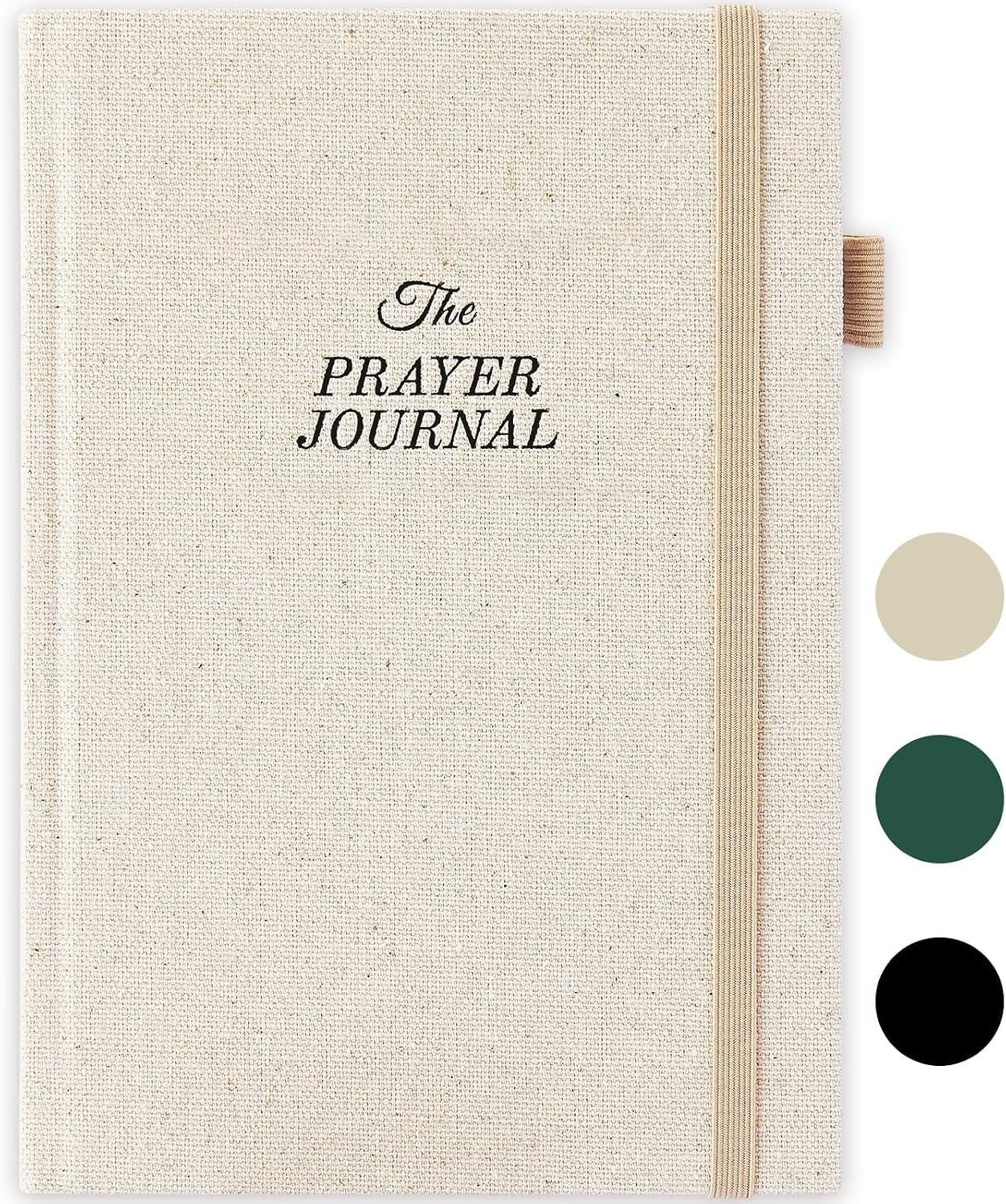 Prayer Journal for Women, Bible Journal with Scripture, Beige | 160 Pages, 60-Week Faith & Devotional Journal, Hardcover Bible Study Notebook for Note Taking, Christian Gift for Women